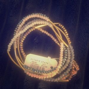 Bracelet set.